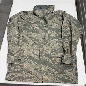 US Air Force APECS Parka Digital Tiger Stripe Camo Jacket Medium Regular